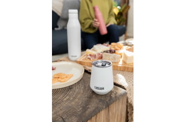 Image of CamelBak Horizon 12 oz Insulated Stainless Steel Wine Tumbler, White, 2392101035