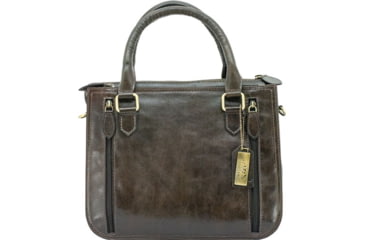 Image of Cameleon Pandora Conceal Carry Purse Satchel Handbag Brn Lthr