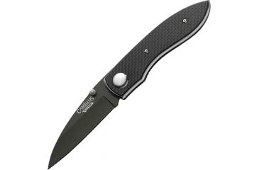 Image of Camillus Knives 8.25 in. Ti Folding Titan, Carbon Fiber Handle, Bk. BL., Pl. CM18519