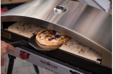 Image of Camp Chef 14X32 Italia Artisan Outdoor Pizza Oven Accessory, Silver, PZ60