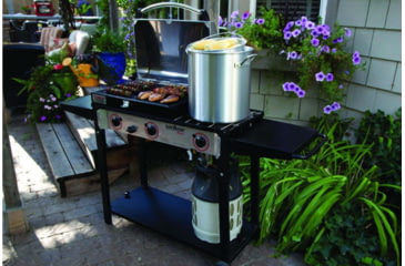 Image of Camp Chef 32 Quart Aluminum Fry Pot &amp; Basket, Silver, DP32