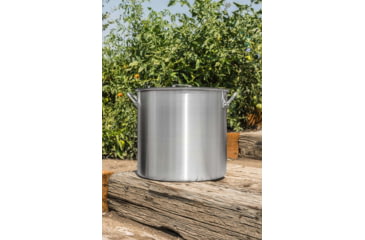 Image of Camp Chef 42 Quart Aluminum Fry Pot &amp; Basket, Silver, DP42