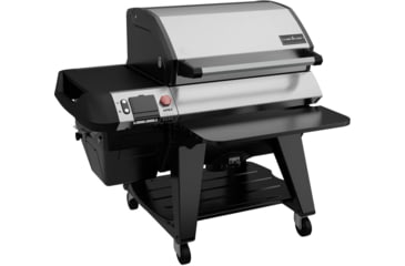 Image of Camp Chef Apex Pellet Grill Folding Front Shelf, 24 in, Black, PG24HGFS