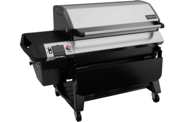 Image of Camp Chef Apex Pellet Grill Folding Front Shelf, 36 in, Black, PG36HGFS