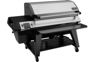 Image of Camp Chef Apex Pellet Grill Folding Front Shelf, 36 in, Black, PG36HGFS