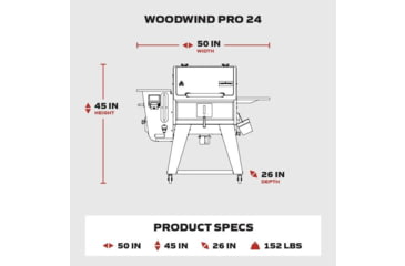 Image of Camp Chef Woodwind Pro Wifi 24 Pellet Grill