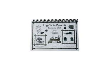 Image of Camp Chef Log Cabin Lewis &amp; Clark Cookbook, Black/White BKCSLC
