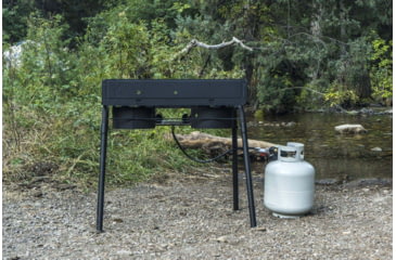 Image of Camp Chef Maximum Output Outdoorsman Stove, 2 x Burner, Black, EX280LW