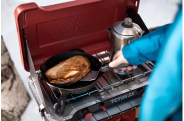 Image of Camp Chef Mountain Series Teton 2X Two-Burner Cooking System, Black/Red, MSTX