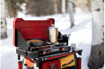 Image of Camp Chef Mountain Teton 2X Two-Burner Cooking System, Black/Red, MSTX