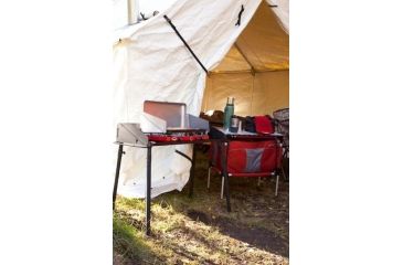 Image of Camp Chef Mountain Teton Burner, 2 x Burner, Stainless Steel, Aluminum MS2CC