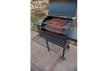 Image of Camp Chef Pellet Grill &amp; Smoker Collapsible Front Shelf, 21.8 L x 11.2 W, Silver, PGSHELF