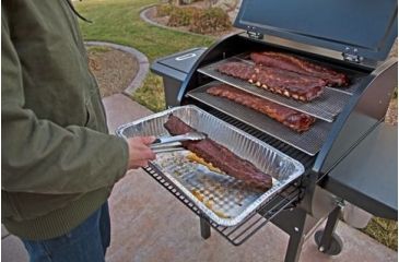 Image of Camp Chef Pellet Grill &amp; Smoker Collapsible Front Shelf, 21.8 L x 11.2 W, Silver, PGSHELF