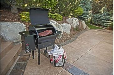 Image of Camp Chef Pellet Grill &amp; Smoker Dlx, Black PG25
