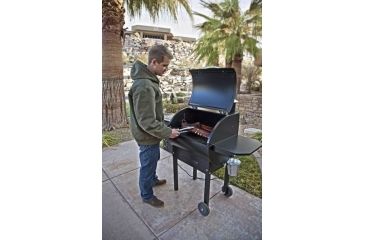 Image of Camp Chef Pellet Grill &amp; Smoker Dlx, Black PG32