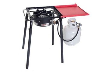 Image of Camp Chef Explorer 14 1X Single Burner Stove, Red/Black SB30D