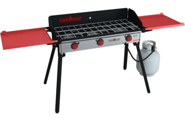 Image of Camp Chef Pro 90X - 3 Burner Stove, Black and Red, PRO90X