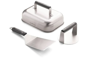 Image of Camp Chef Smash Burger Kit, Stainless Steel, BGSET3