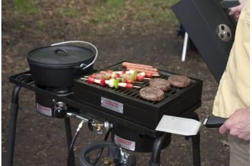 Image of Camp Chef Stove Accessory, Barbecue Grill Box For 1 Burner BB100LCC