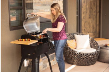 Image of Camp Chef Woodwind Wi-Fi 20 Pellet Grill, Stainless/Black, PG20CT