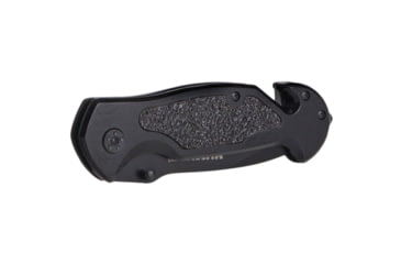 Image of Campco Emergency Rescue Combo Folding Knife and Tactical Flashlight, 3.25in , Stainless Steel, Spear Point, Glass Fiber Black Handle, Stainless Steel, HMVKCER1