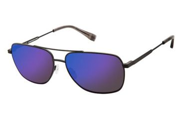Image of Canali 201 Sunglasses - Frame MATTE BLACK, Lens Color Gun Blue Pz CO20101