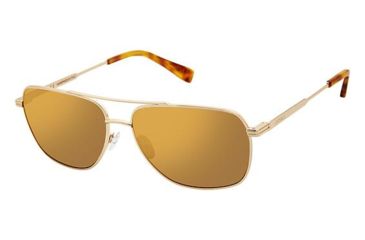 Image of Canali 201 Sunglasses - Frame SHINY GOLD, Lens Color Brown Bronze CO20102