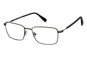 Image of Canali 301 Progressive Prescription Eyeglasses - Frame Matte Gunmetal, Size 54/18mm CO30101