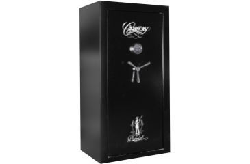 Image of Cannon Safe Patriot P22 30 Gun Electronic Safe, 59x30x22in - Hammertone Black/Chrome P22HR-H1TEC-13