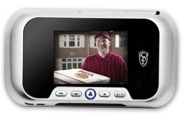 Image of Cannon Security Products Digital Door Viewer with Video and Audio Recorder, Silver DV01P