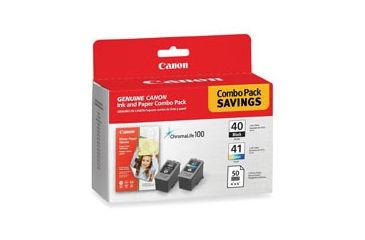 Image of Canon PG-40/CL-41 with Photo Paper 50 Sheets 0615B009