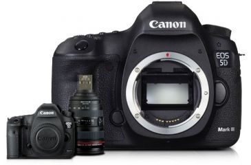 Image of Canon EOS 5D Mark III EF 24-70mm f/4 IS Kit, Black 5260B054