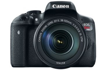 Image of Canon EOS Rebel T6i Camera Kit with EF-S 18in 135mm IS STM Lenses KIT, Black 0591C005