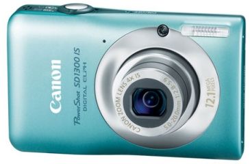 Image of Canon PowerShot SD1300 IS ELPH Digital Camera - Green