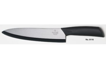 Image of Cape Cod 8in. Ceramic Chef's Knife, Black, 8" 8116