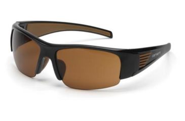 Image of Carhartt Carbondale by Pyramex Safety Thunder Bay Bronze polarized lens with black frame CHB516DTB