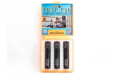 Image of Carlson's Choke Tubes Retay Choke Tube Trap Pack, Black, 12ga, 17227