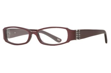 Image of Carmen Marc Valvo CM Viviana SECM VIVI00 Eyeglass Frames - Chili SECM VIVI005032 BUR
