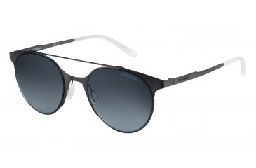 Image of Carrera 115/S Sunglasses CA115S-0003-HD-5021 - Matte Black Frame, Gray Gradient Lenses, Lens Diameter 50mm, Distance Between Lenses 21mm