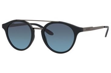 Image of Carrera 123/S Progressive Prescription Sunglasses CA123S-0QGG-NM-4921 - Frame Color Black / Dark Ruthenium, Lens Diameter 49 mm