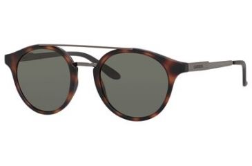 Image of Carrera 123/S Progressive Prescription Sunglasses CA123S-0W21-QT-4921 - Lens Diameter 49 mm, Frame Color Havana Dark Ruthenium