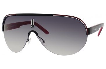 Image of Carrera 35/S Sunglasses CA35S-095K-DX-9901 - Matte Black Frame, Dark Gray Shaded Lenses, Lens Diameter 99mm, Distance Between Lenses 1mm