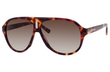 Image of Carrera 38/S Progressive Prescription Sunglasses CA38S-0WDR-SH-5910 - Frame Color Blonde Havana, Lens Diameter 59 mm