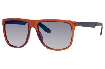 Image of Carrera 5013/S Bifocal Prescription Sunglasses CA5013S-08QW-DK-5816 - Lens Diameter 58 mm, Frame Color Orange Iridt Blue
