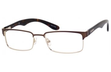 Image of Carrera 6606 Progressive Prescription Eyeglasses CA6606-0BDV-5318 - Brown / Light Gold Frame, Lens Diameter 53mm, Distance Between Lenses 18mm