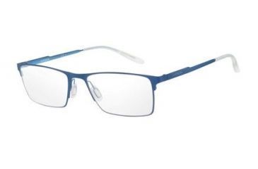 Image of Carrera 6662 Single Vision Prescription Eyeglasses CA6662-0LXV-5318 - Matte Blue Frame, Lens Diameter 53mm, Distance Between Lenses 18mm