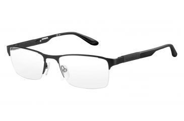 Image of Carrera 8821 Eyeglass Frames CA8821-010G-5318 - Matte Black / Black Frame, Lens Diameter 53mm, Distance Between Lenses 18mm