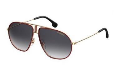Image of Carrera Bound/S Bifocal Prescription Sunglasses BOUNDS-0AU2-9O-6213 - Lens Diameter 62 mm, Frame Color Red / Gold