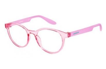 Image of Carrera Carrerino 60 Progressive Prescription Eyeglasses CARRE60-0SZS-4418 - Pink Frame, Lens Diameter 44mm, Distance Between Lenses 18mm