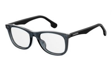 Image of Carrera Carrerino 63 Single Vision Prescription Eyeglasses CARRE63-0R6S-4918 - Gray/Black Frame, Lens Diameter 49mm, Distance Between Lenses 18mm